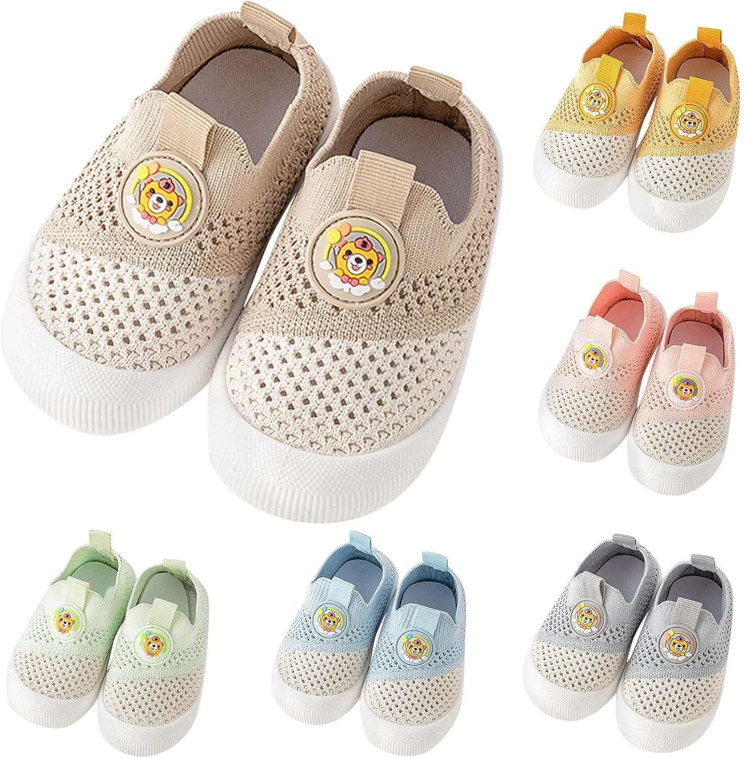 Toddler Girls Boys Sneakers Board Shoes Summer Mesh Surface Breathable Shoes Light Soft Soled Size 2 Baby Shoes Girls