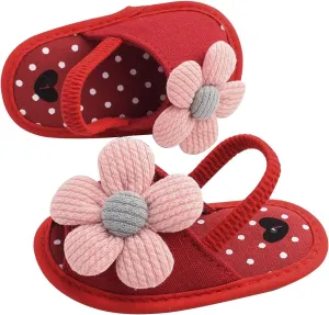 Toddler Girls Casual Sandals Shoes Shoes Baby Sandals Flower Sole Leisure Children's Baby Sun Soft Cartoon Slippers