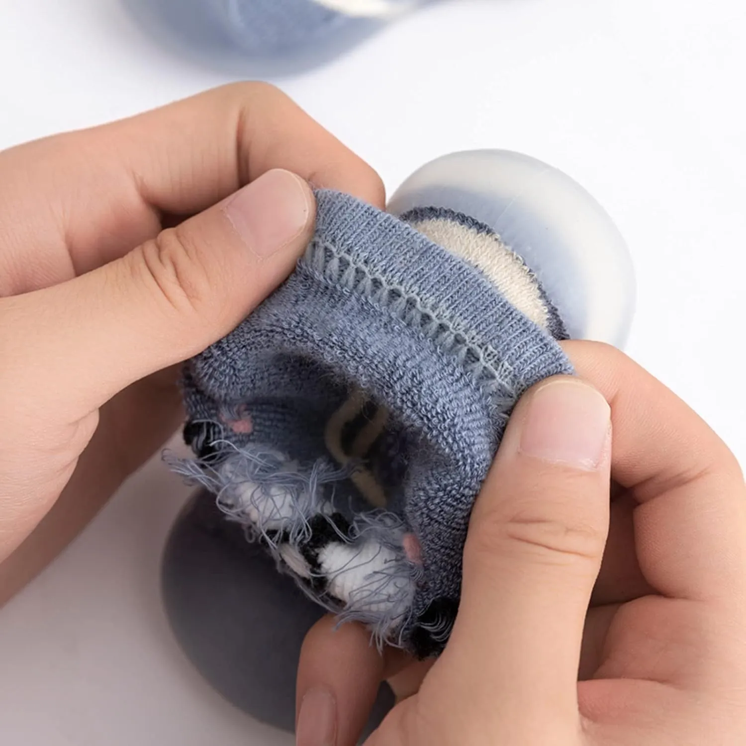 Toddler House Slippers Boys Kids Toddler Baby Boys Girls Solid Warm Knit Soft Sole Rubber Shoe Slipper Boys Owl Slippers