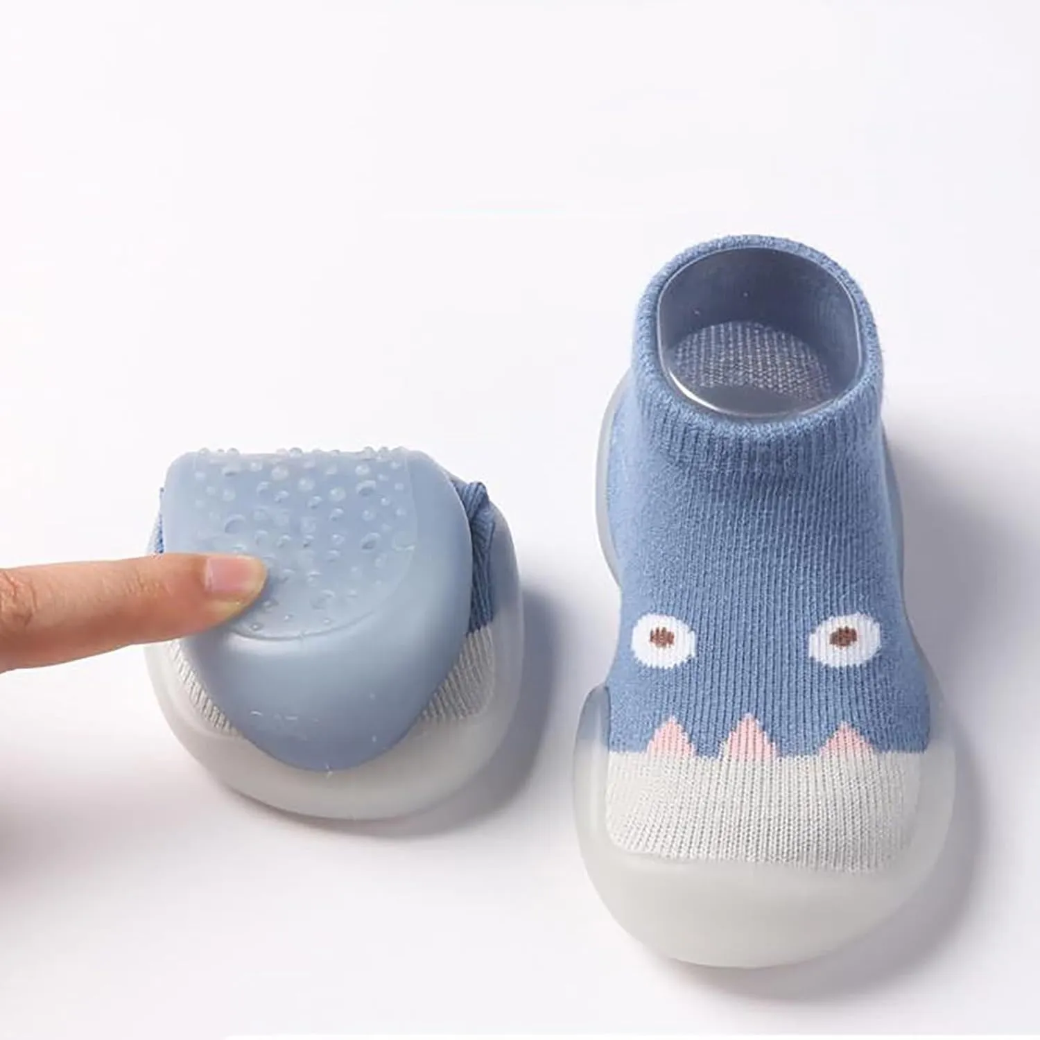 Toddler Infant Knit Sneaker Baby Newborn Boys Girls Sock Shoes Indoor First Walking Shoes Non Slip Comfy Casual Light