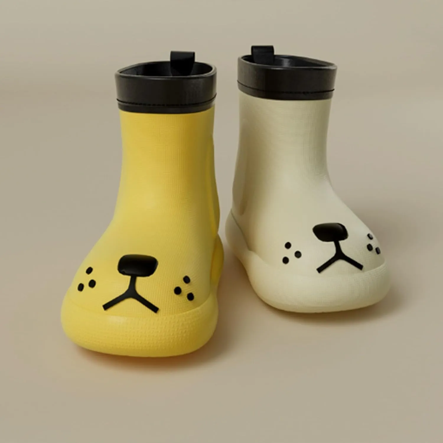 Toddler Kids Waterproof Cute Cartoon Rain Boots Rubber Soft Sole Outdoor Play Work Shoes for Fancy Shoes for Girls