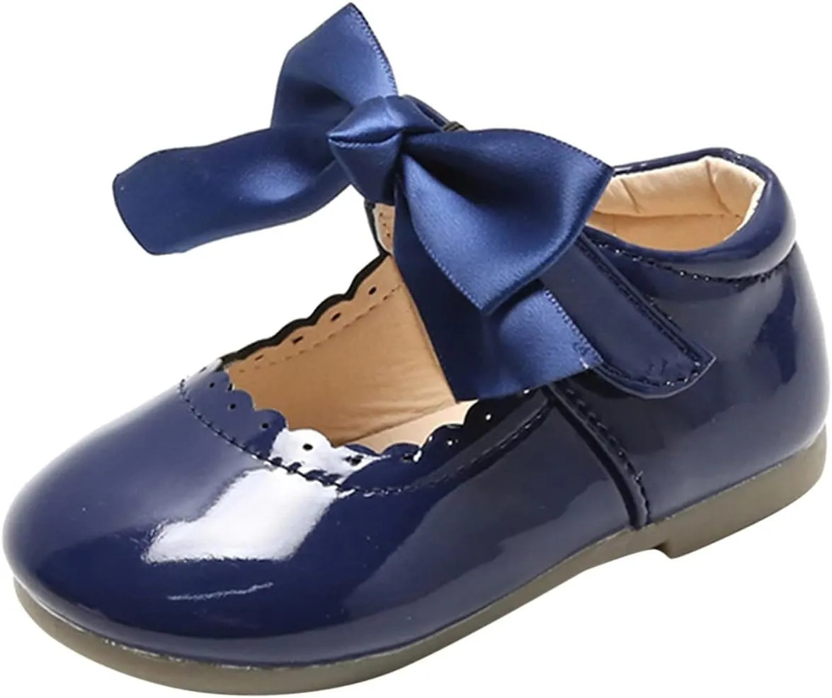 Toddler Mary Jane Shoes Cute Flats Flower Girl Dress Shoes Girl Ballet Flats Party School Shoes Baby Girl Shoes