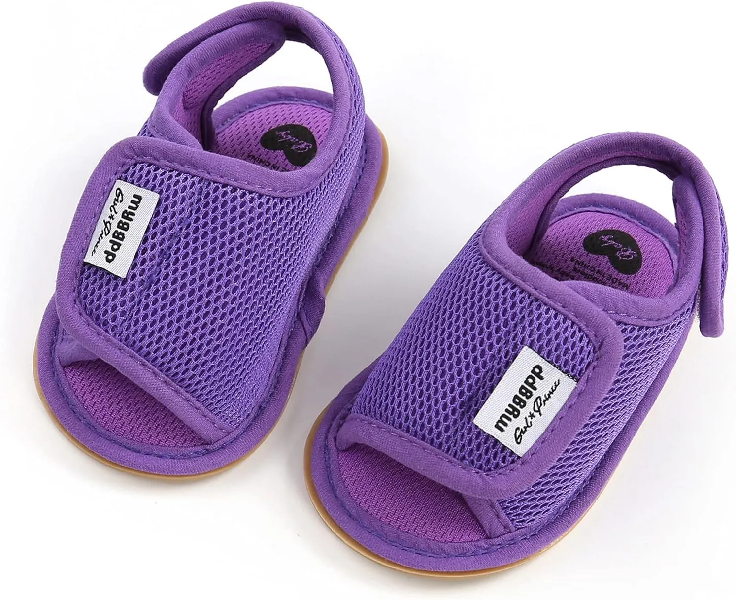 Toddler Shoes Baby Girls Boys Mesh Shoes Sandals Soft Non-Slip Rubber Sole Flat Closed Toe Walking Shoes