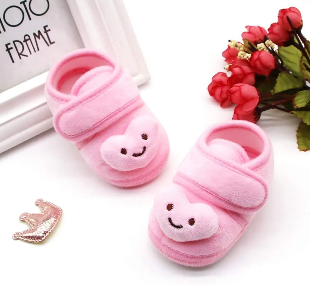 Toddler Size 6 Shoe Stars Girls Soft Sole Infant Boots Baby Shoes Warm Winter Plush Shoes Girl Shows Size 9