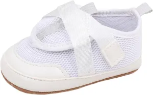 Toddler Slip On Shoes Baby Boy Girl Woven Loafers Mesh Sports Shoes Solid Color Baby Infant First Walking Shoes