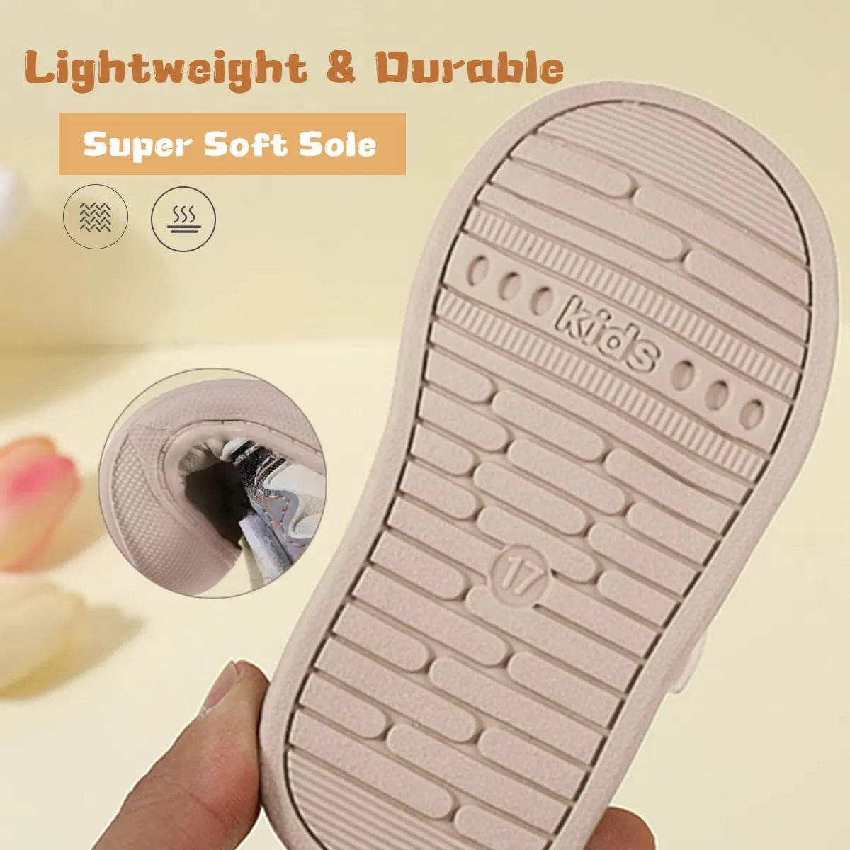 Toddler Sneakers Boys Girls Wide Toe Box Barefoot Shoes Preschool Comfortable First Walking Shoes Running Outdoor Activities