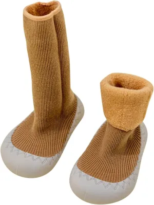 Toddler Sneakers Infant Toddle Footwear Winter Toddler Shoes Soft Bottom Indoor Non Slip Warm Non-Slip Rubber Sole