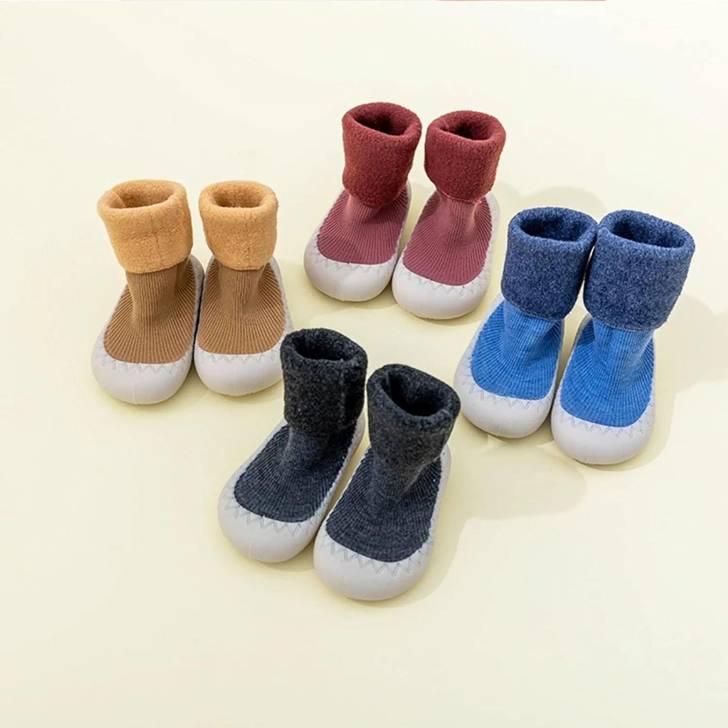 Toddler Sneakers Infant Toddle Footwear Winter Toddler Shoes Soft Bottom Indoor Non Slip Warm Non-Slip Rubber Sole