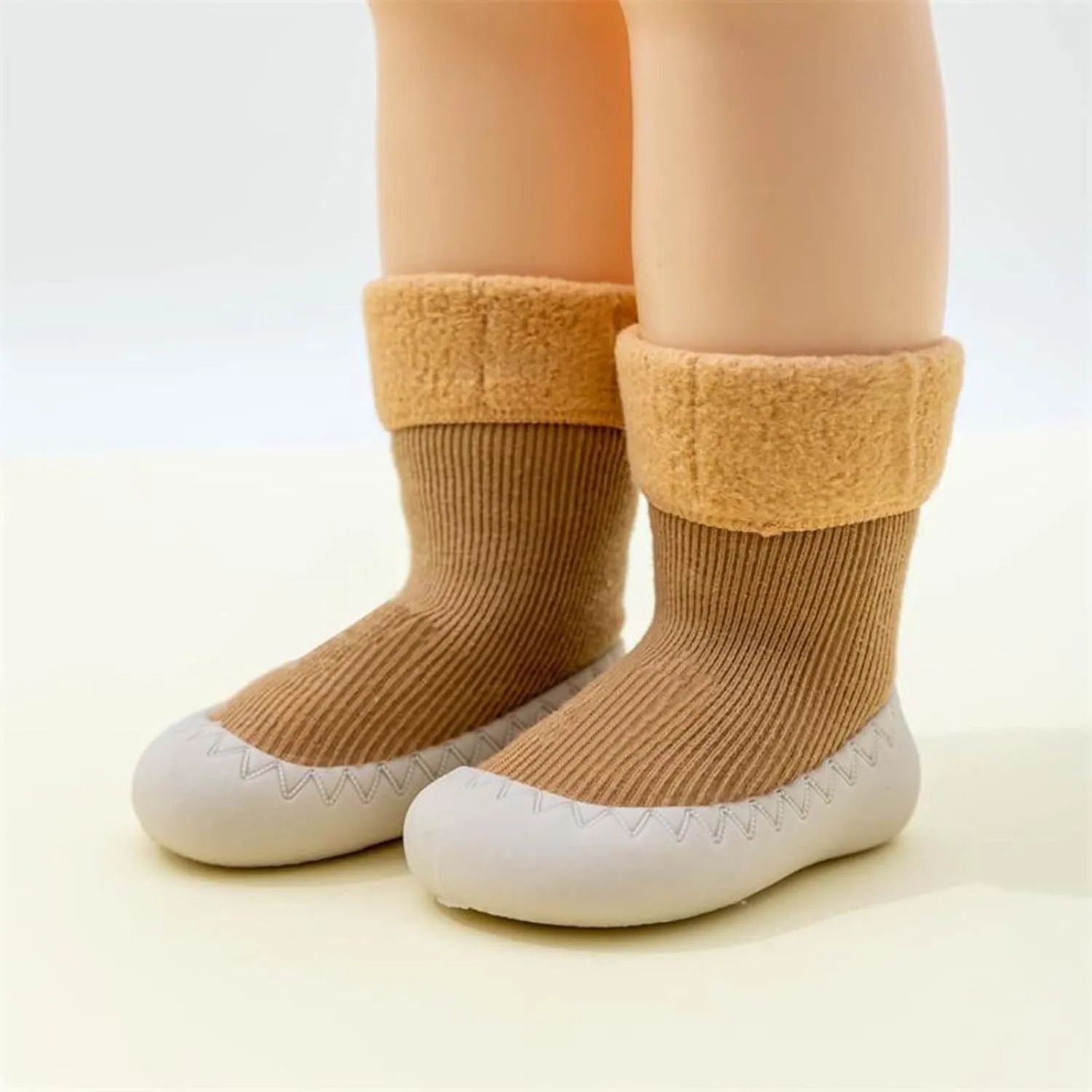 Toddler Sneakers Infant Toddle Footwear Winter Toddler Shoes Soft Bottom Indoor Non Slip Warm Non-Slip Rubber Sole