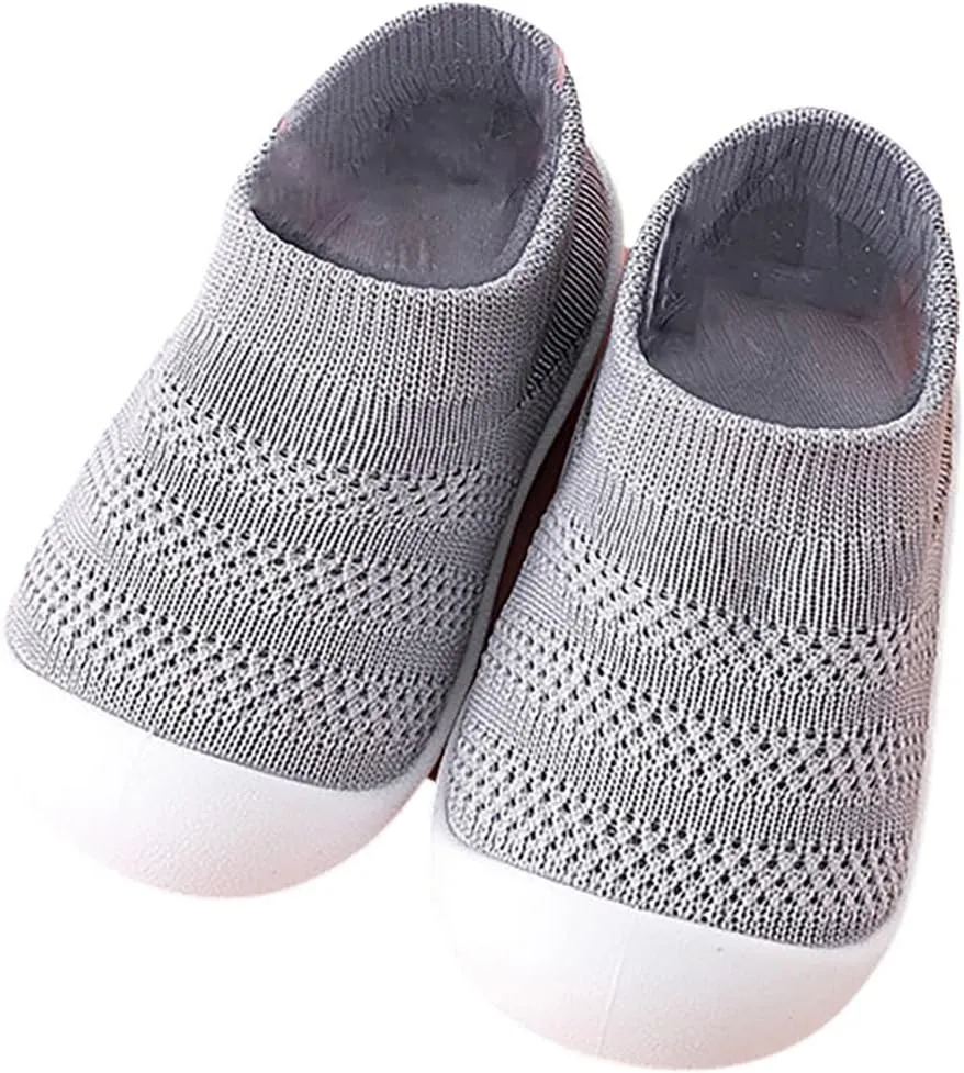 Toddler Sock Shoes Baby Walking Mesh Breathable Shoes Infant Slippers Boys & Girls Non-Slip First Walkers Sneakers