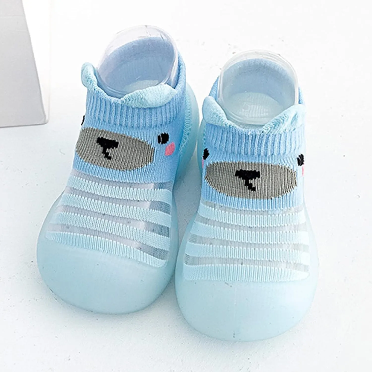 Toddler Sock Shoes,Infant Boys Girls Animal Prints Cartoon Socks Shoes Mesh The Floor Socks Non Slip Prewalker Shoes