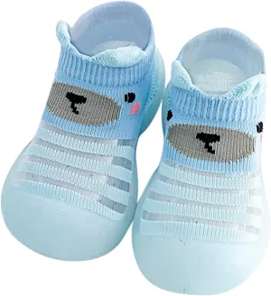 Toddler Sock Shoes,Infant Boys Girls Animal Prints Cartoon Socks Shoes Mesh The Floor Socks Non Slip Prewalker Shoes