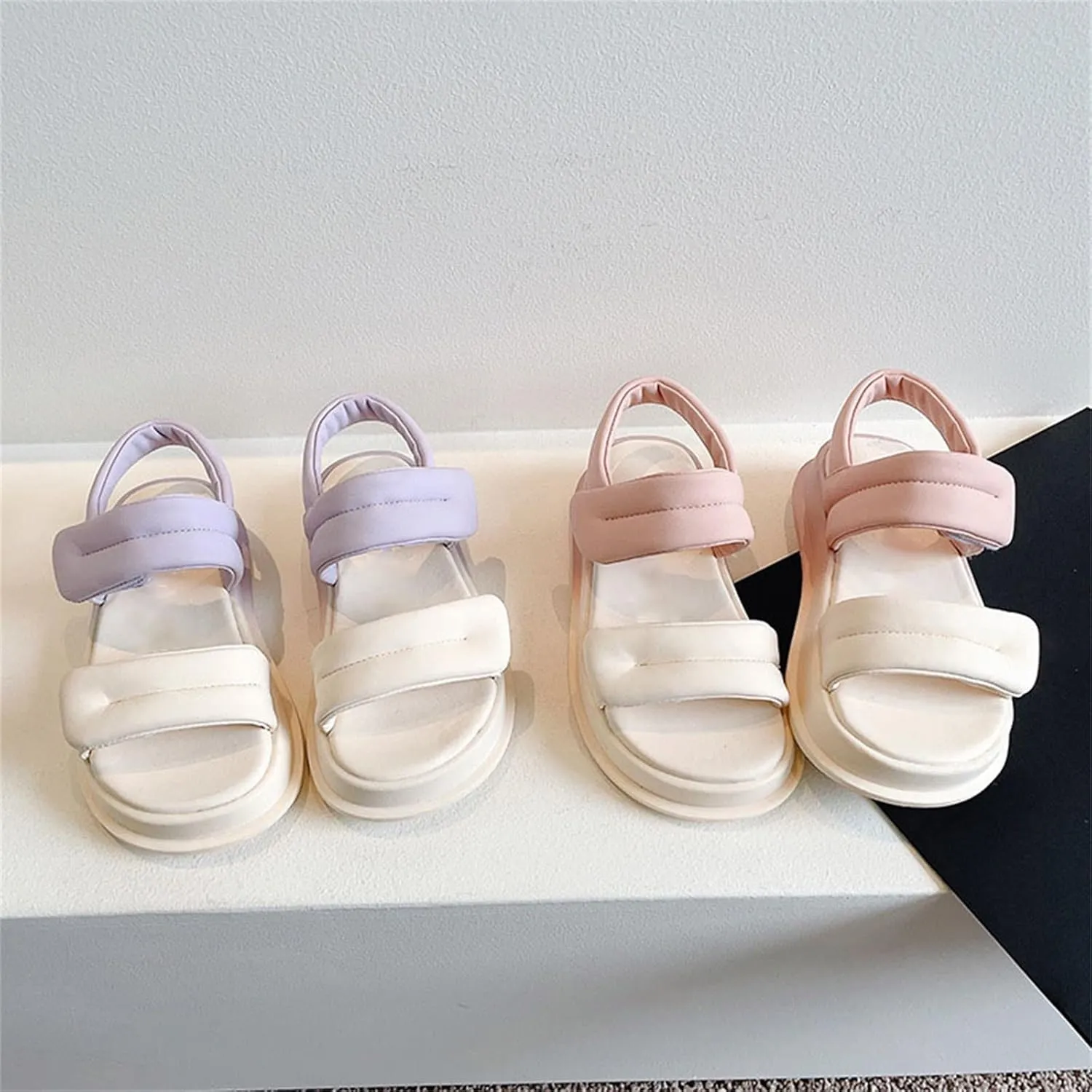 Toddler Soft Sole Foot Warmer Toddler Girls Eva Sandals Summer Outdoor Open Toe Soft Rubber Sole Beach Water