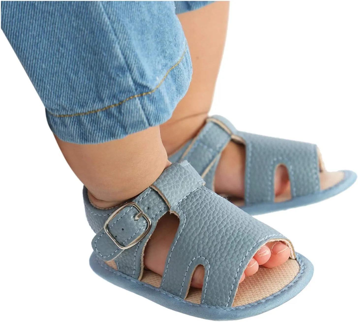 Toddler Summer Spring Shoes Soft Sole Walking Boys Prewalker Sandals Baby Flat Rubber Girls Shoes Non-Slip Shoes