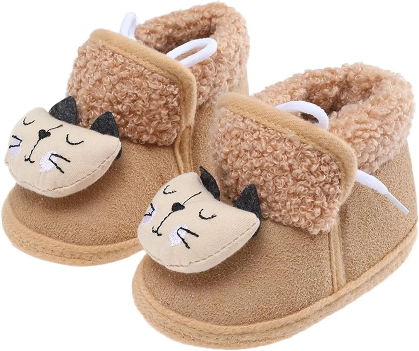 Toddler Walking Shoes Baby Girls Boys Warm Shoes Soft Sole Booties Snow Boots Infant Comfortable Shoes