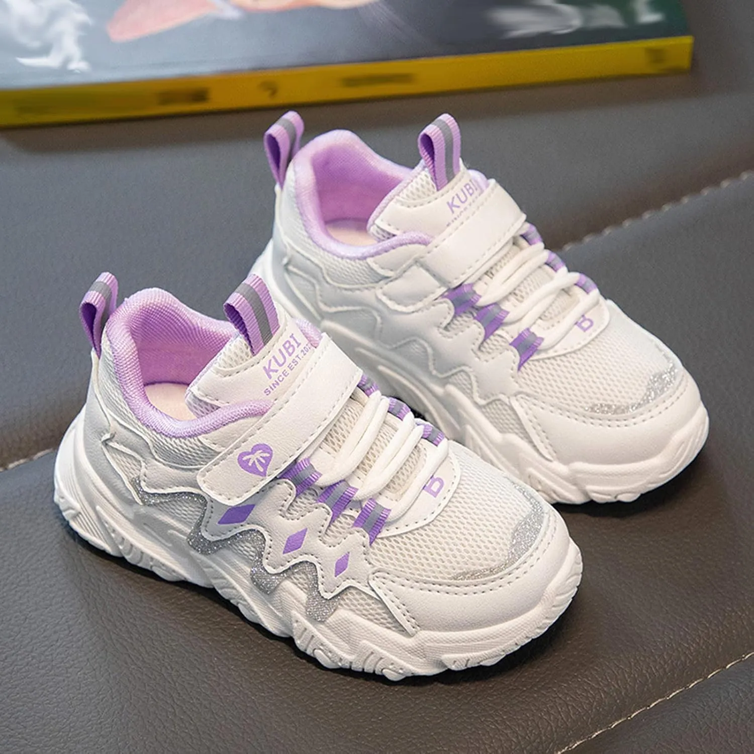 Toddler/Little Kid Running/Walking Shoes Boys Girls Thick Soft Sole Mesh Breathable Comfortable Sports Sneakers