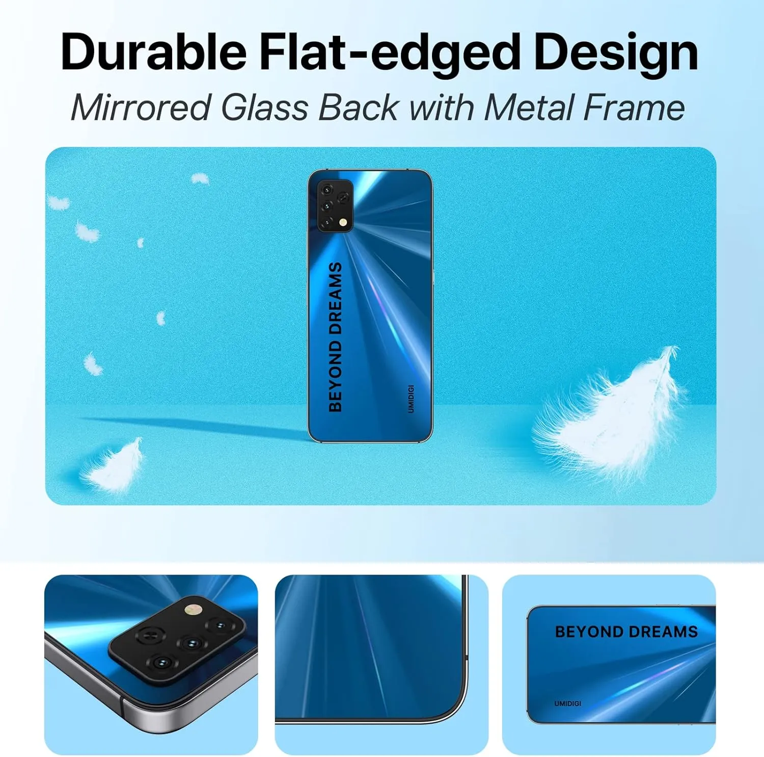 UMIDIGI A11S Unlocked Cell Phone, 6.53" FHD Full View Screen, 5150mAh Battery Android 11 Smartphone with Dual SIM (4G LTE)4G 32G