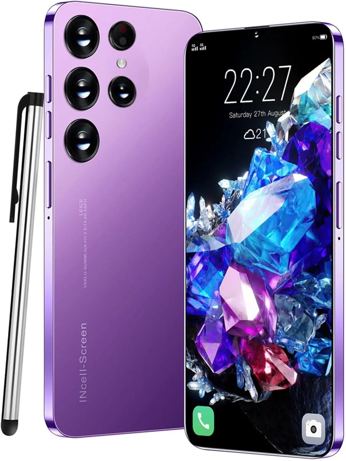 Unlocked Android Phones 2024, 6.3 inch Unlocked Smartphones Android 1 8G Dual Sim Phones, 2800mAh Smart Phone Mobile Phone Cheap Unlocked Android Smartphones Cellphone