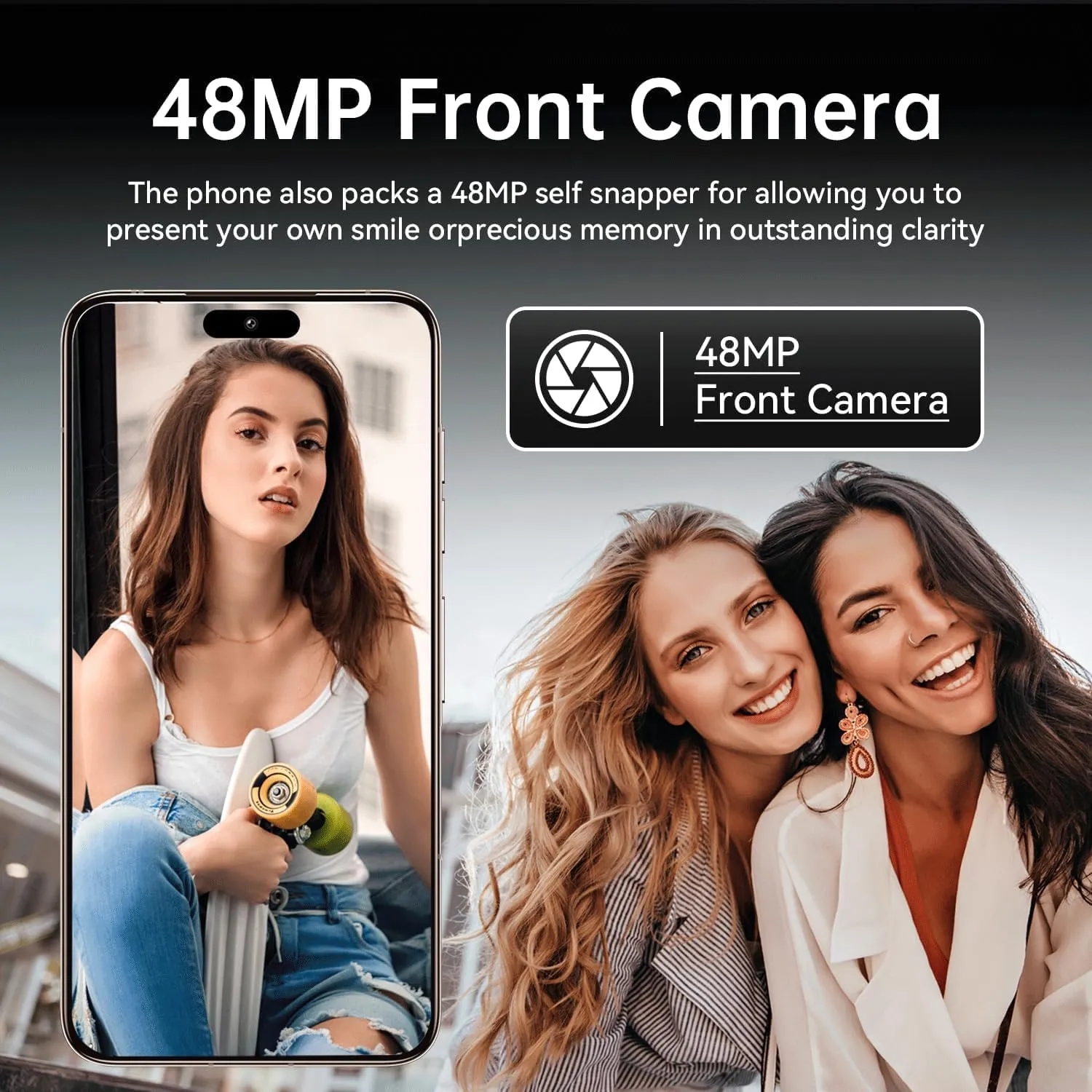 Unlocked Android Phones S16PROMAX, 12GB 512GB Smartphone, 6800mAh Battery Android 14 Unlocked Phones, Face ID/Fingerprint Unlock/5G/Dual SIM/GPS
