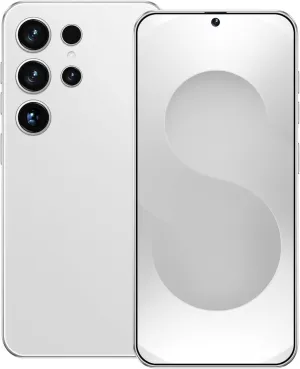 Unlocked Cell Phones, X25  Dual SIM Android Phone, 6GB 256GB Unlocked Smartphone, Super Fast Charging, 6000 mAh Battery, 13MP 24MP Camera, Face ID, US Version, 5G Phone, GPS (Milk White)
