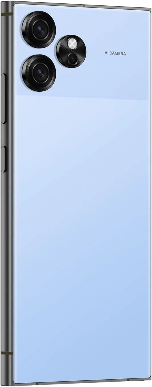 Unlocked Phones S24 Ultra Smartphone Android 13 Cell Phones 8 256GB 6.8" HD Screen Dual SIM 108MP 48MP Camera 6800 mAh and Built-in Pen (Blue)