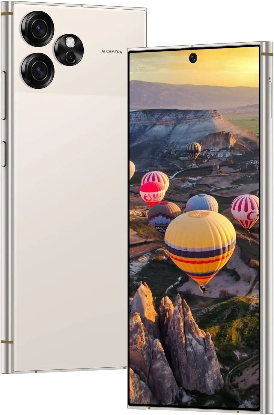 Unlocked Phones S24 Ultra Smartphone Android 13 Cell Phones 8 256GB 6.8" HD Screen Dual SIM 108MP 48MP Camera 6800 mAh and Built-in Pen (White)
