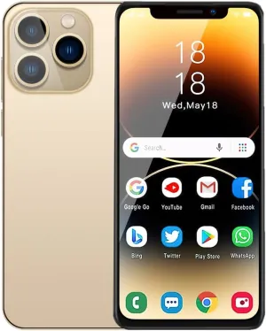 Unlocked Smartphone,6.11inch Cell Phone Android Phones Smart Phones Dual SIM CardDual Cameras 1GB RAM 16GB ROM Only Supports Dual SIM Card Frequency Band of 3GWCDMA 850/2100MHZ