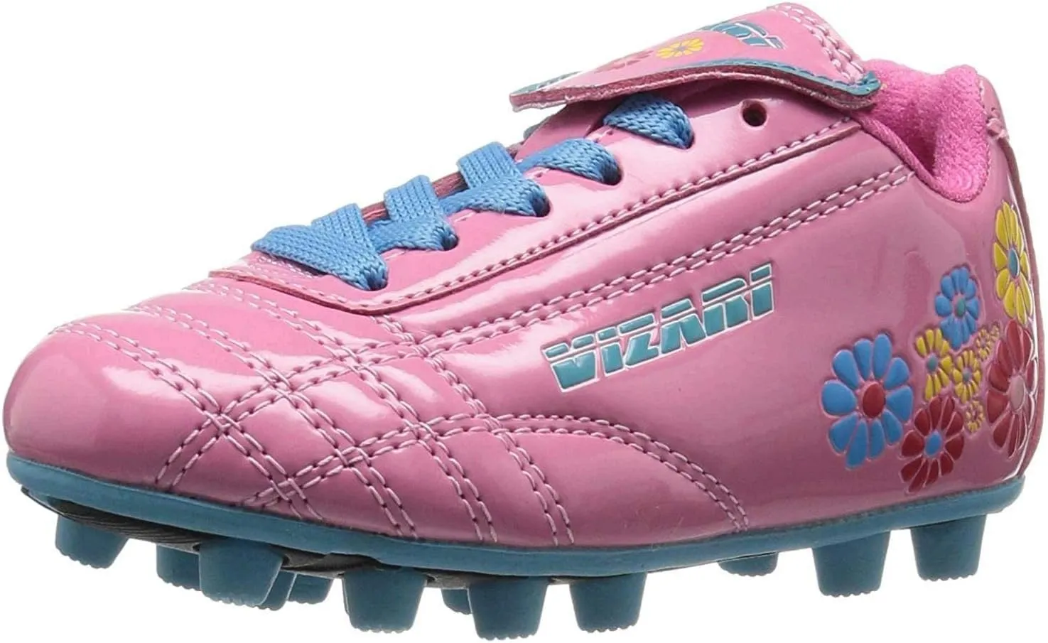 Vizari Blossom FG Soccer Shoe for Toddler/Little Kid | Synthetic Leather, Machine Washable, Unique Graphics, Comfortable Design, Durable Rubber Outsole (Toddler/Little Kid)
