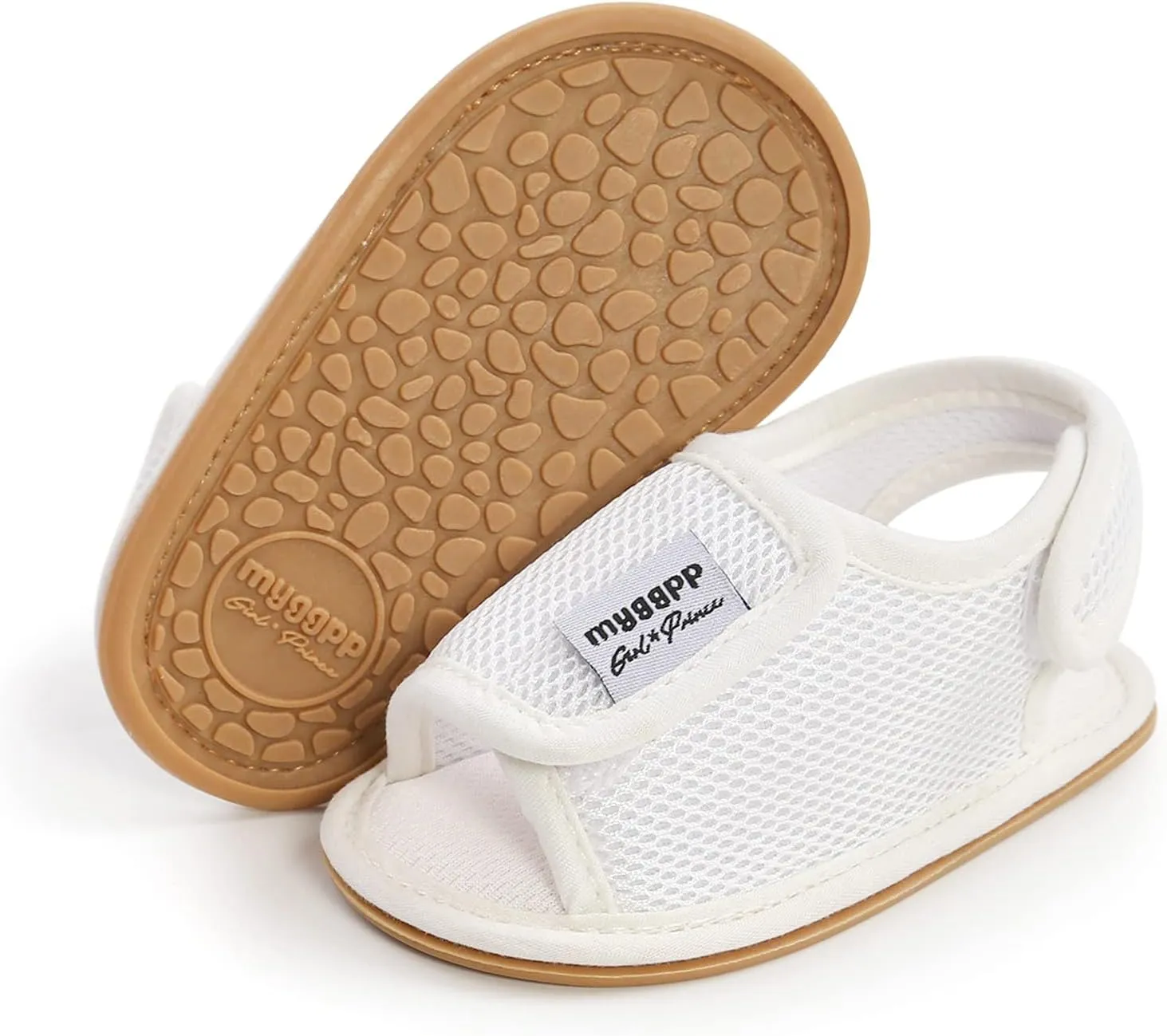 Walking Sandals Soft Baby Flat Girls Non-Slip Shoes Shoes Mesh Sole Rubber Boys Baby Shoes Toddler Girl Beach