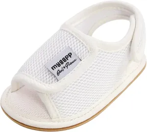 Walking Sandals Soft Baby Flat Girls Non-Slip Shoes Shoes Mesh Sole Rubber Boys Baby Shoes Toddler Girl Beach