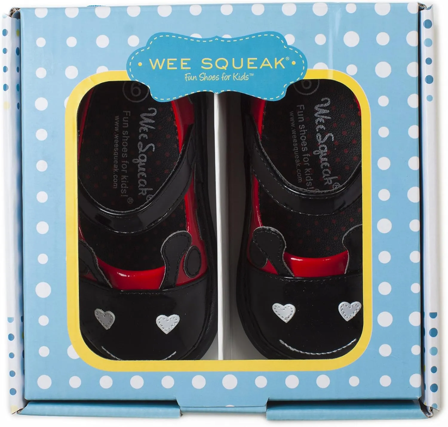 Wee Squeak Toddler Squeaky Shoes Lily The Ladybug