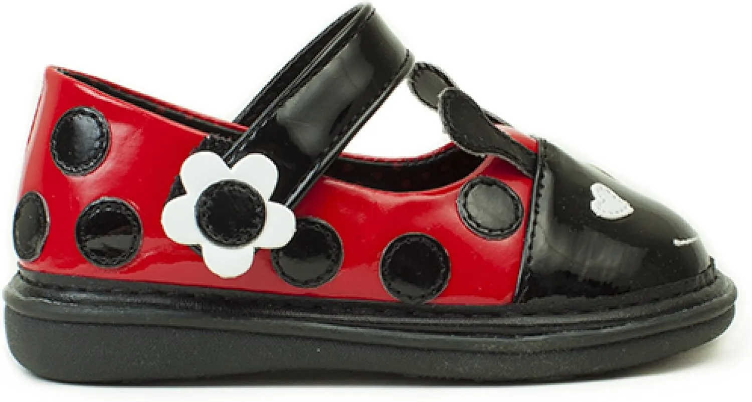 Wee Squeak Toddler Squeaky Shoes Lily The Ladybug