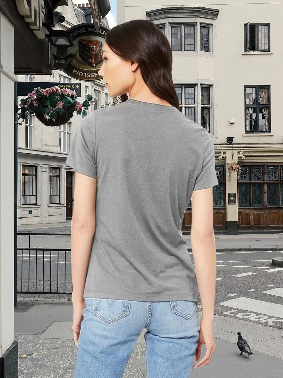 Western Country Shirt for Women Cowgirl Cartoon Boots V Neck Short Sleeve Tops Vintage Cowboy Graphic Tees