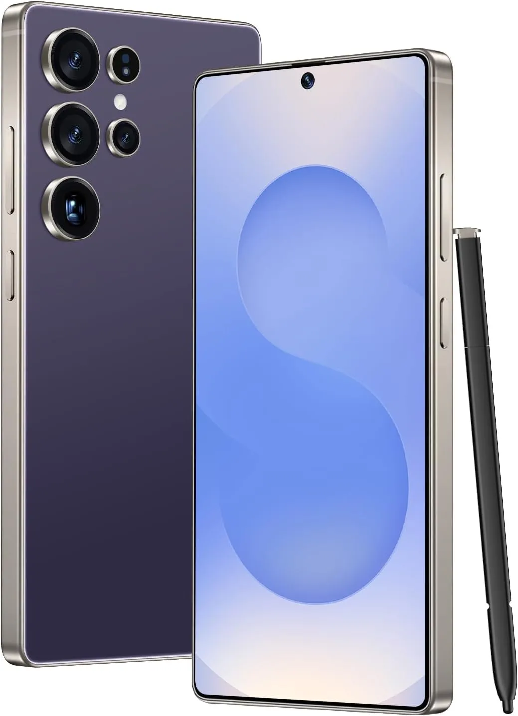 X25 Ultra 5G Cell Phone, Unlocked Android Smart Phone, 8 256GB 128GB Unlocked Android Phone, 6.9" LCD Display/108MP Camera/6800 mAh Battery/AI Face/US Version/Dual-SIM (Violets)