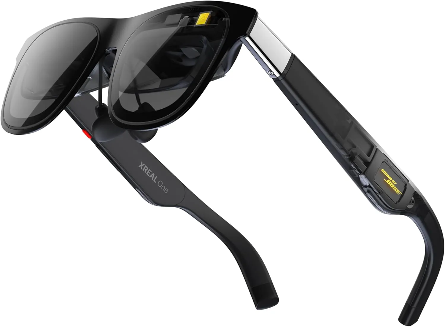 XREAL One AR Glasses with X1 Chip, Native 3 DoF, 147" 50FOV 120Hz HD Display, Renowned Audio, 3 Adjustable Lens Transparency, Smart Glasses for iPhone 16/15, Steam Deck, ROG, Mac, PC, Android & iOS